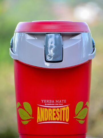 Termolar yerba mate andresito color rojo de 2.5 litros