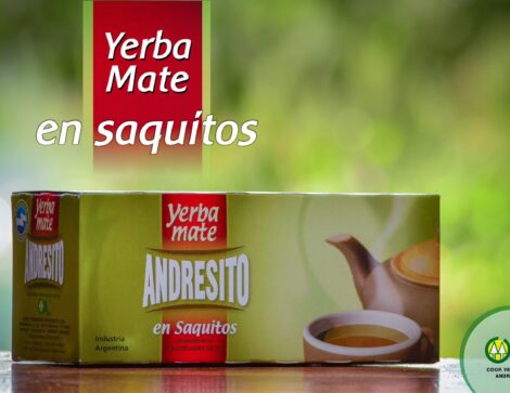 yerba mate andresito en saquitos de 25 unidades