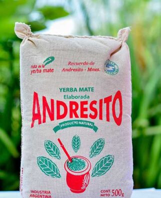 Yerba Mate Andresito bolsa de recuerdo de Andresito Misiones de 500 g